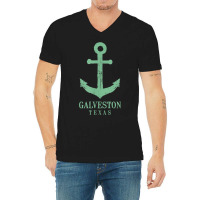 Galveston Texas V-neck Tee | Artistshot