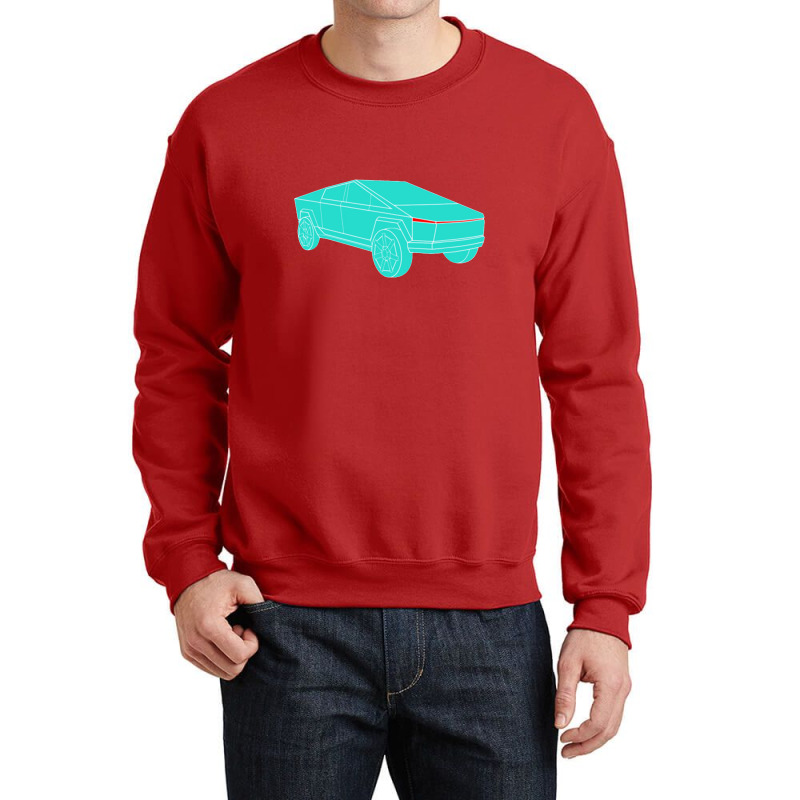 Cybertrucks Cyber Tech Futuristic Bulletproof Truck Auto Car Crewneck Sweatshirt by cm-arts | Artistshot