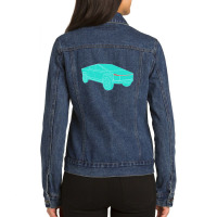 Cybertrucks Cyber Tech Futuristic Bulletproof Truck Auto Car Ladies Denim Jacket | Artistshot