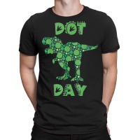 International Dot Day Green Polka Dot T Rex Dinosaur Kids T-shirt | Artistshot