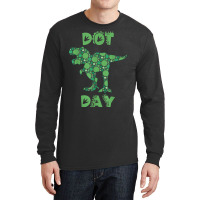 International Dot Day Green Polka Dot T Rex Dinosaur Kids Long Sleeve Shirts | Artistshot