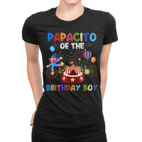 Papacito Of The Birthday Boy Ringmaster Circus Birthday Ladies Fitted T-shirt | Artistshot