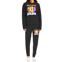 Reading Is My Jam Funny I Love To Read Books Gif Hoodie & Jogger Set | Artistshot