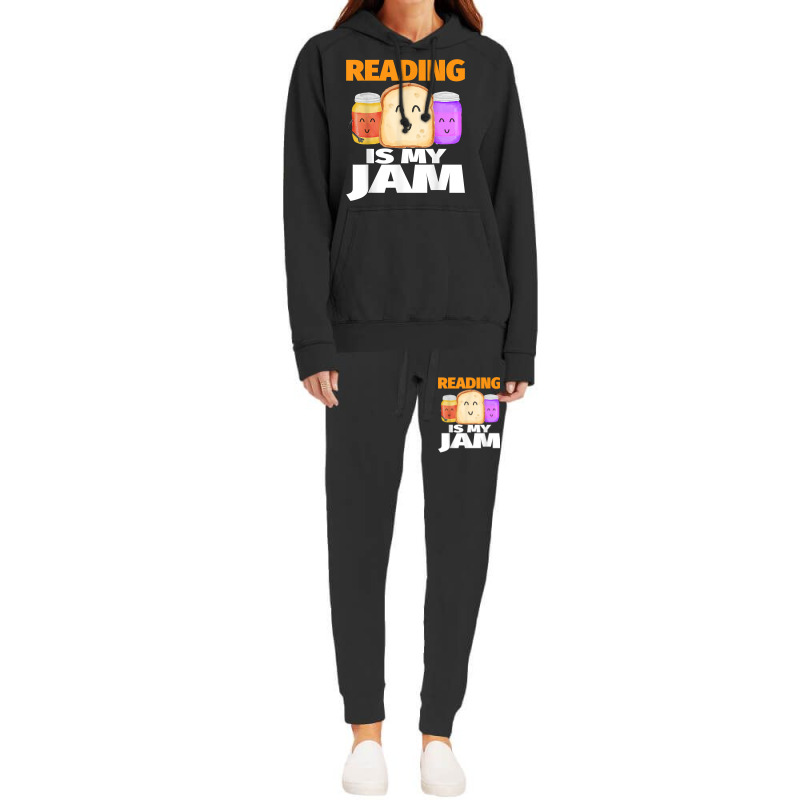 Reading Is My Jam Funny I Love To Read Books Gif Hoodie & Jogger Set | Artistshot