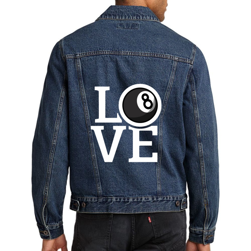 Love Billiards Men Denim Jacket | Artistshot