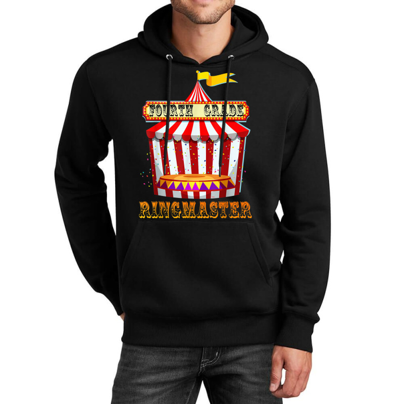 4th Grade Ringmaster Teacher Circus Carnival Back To School Unisex Hoodie by Orchid | Artistshot