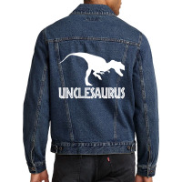 Unclesaurus Dinosaur Men Denim Jacket | Artistshot