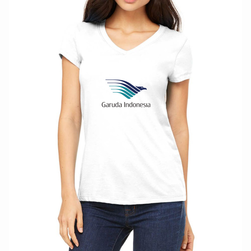 Garuda Indonesia Women's V-neck T-shirt | Artistshot