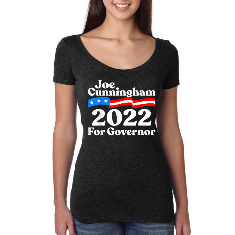 South Carolina Democrats Joe Cunningham For Governor Women's Triblend Scoop T-shirt by Posh | Artistshot