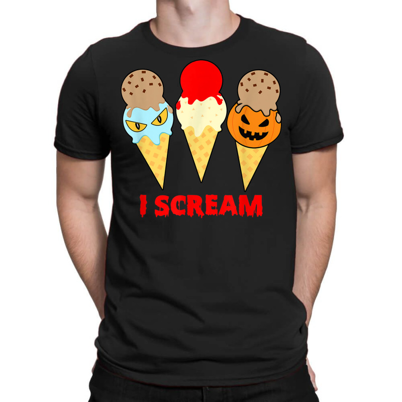 Womens Scary Spooky Halloween Scream Design T-Shirt by Renew | Artistshot