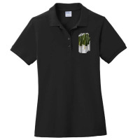 Boy Standing In Front Of Forrest T Shirt Ladies Polo Shirt | Artistshot