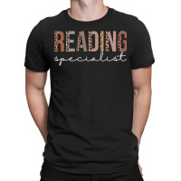 Reading Specialist Leopard Appreciation For Women For Work T-shirt | Artistshot