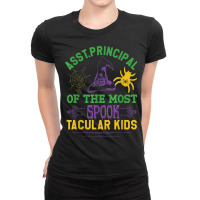 Assistant Principal Of The Most Spooktacular Kids Halloween Ladies Fitted T-shirt | Artistshot