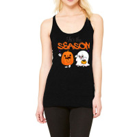 Tis's The Season Retro Halloween Ghost Pumpkin Spooky Season Racerback Tank | Artistshot