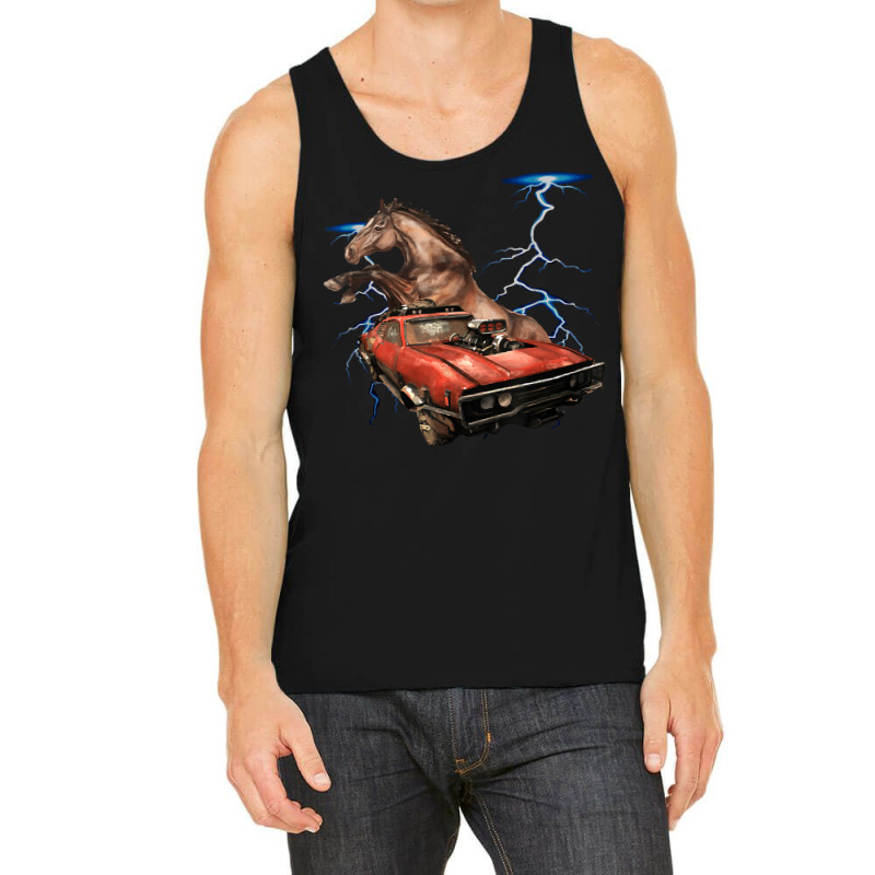 American Muscle Cars - Thunderstorm Car - Auto Mechanic Gift Tank Top by EdithMcdaniel | Artistshot