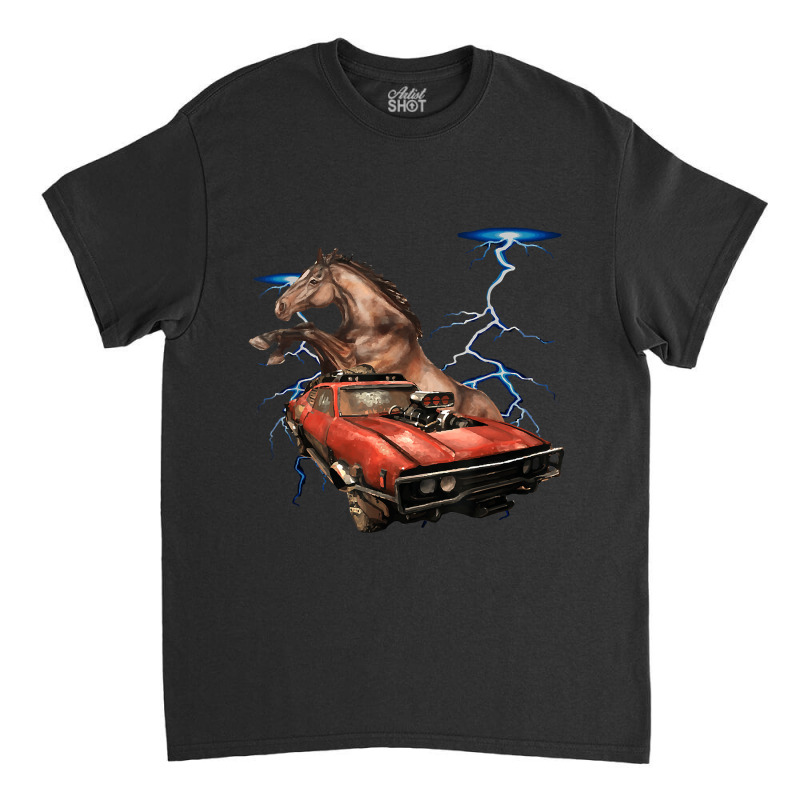 American Muscle Cars - Thunderstorm Car - Auto Mechanic Gift Classic T-shirt by EdithMcdaniel | Artistshot