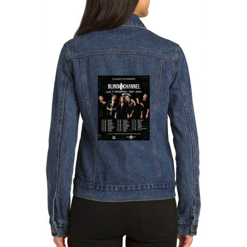 Blind Channel 2022 Ladies Denim Jacket by cm-arts | Artistshot