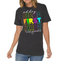 Halloween Costume Oh Hey First Grade Teachers Women Student Vintage T-shirt | Artistshot