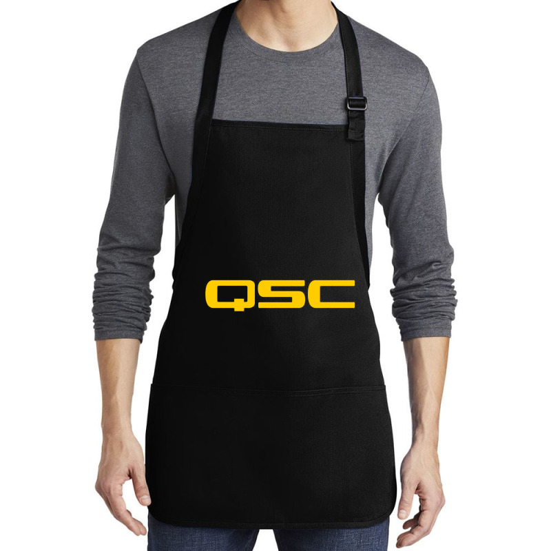 Qsc Orange Subwoofer Medium-length Apron | Artistshot