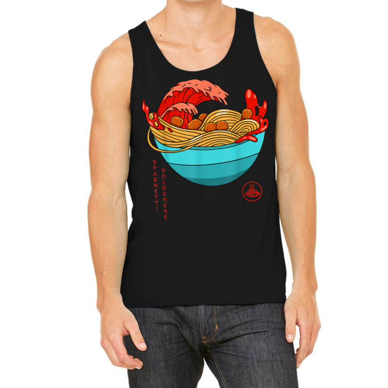 Spaghetti Bolognese   Italian Noodles   Japanese Ramen Style Tank Top by Clinical | Artistshot