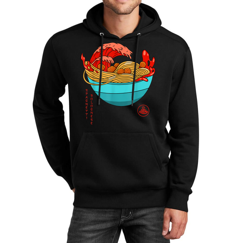 Spaghetti Bolognese   Italian Noodles   Japanese Ramen Style Unisex Hoodie by Clinical | Artistshot