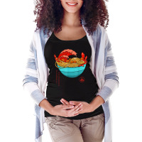 Spaghetti Bolognese   Italian Noodles   Japanese Ramen Style Maternity Scoop Neck T-shirt | Artistshot