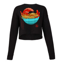 Spaghetti Bolognese   Italian Noodles   Japanese Ramen Style Cropped Sweater | Artistshot