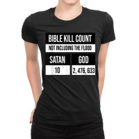 Proud Atheist Anti Religion Anti God Satanist Anti Christian Ladies Fitted T-shirt | Artistshot