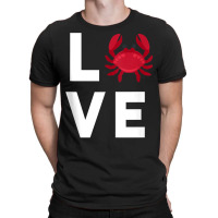 I Love Crabs Cute Crab Lover Crustacean Seafood Crab Tank Top T-shirt | Artistshot