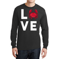 I Love Crabs Cute Crab Lover Crustacean Seafood Crab Tank Top Long Sleeve Shirts | Artistshot