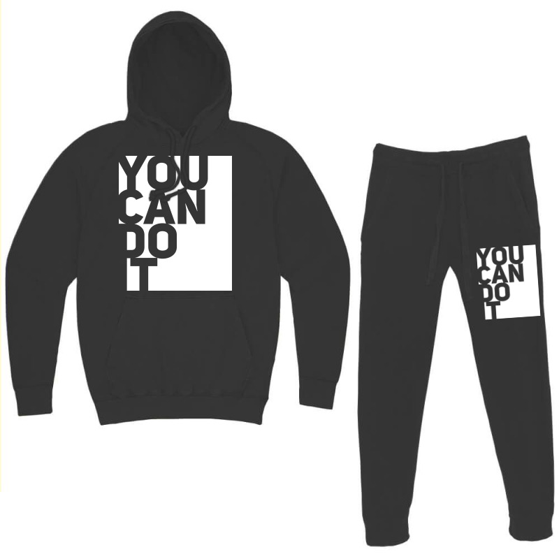 You Can Do It Hoodie & Jogger Set | Artistshot