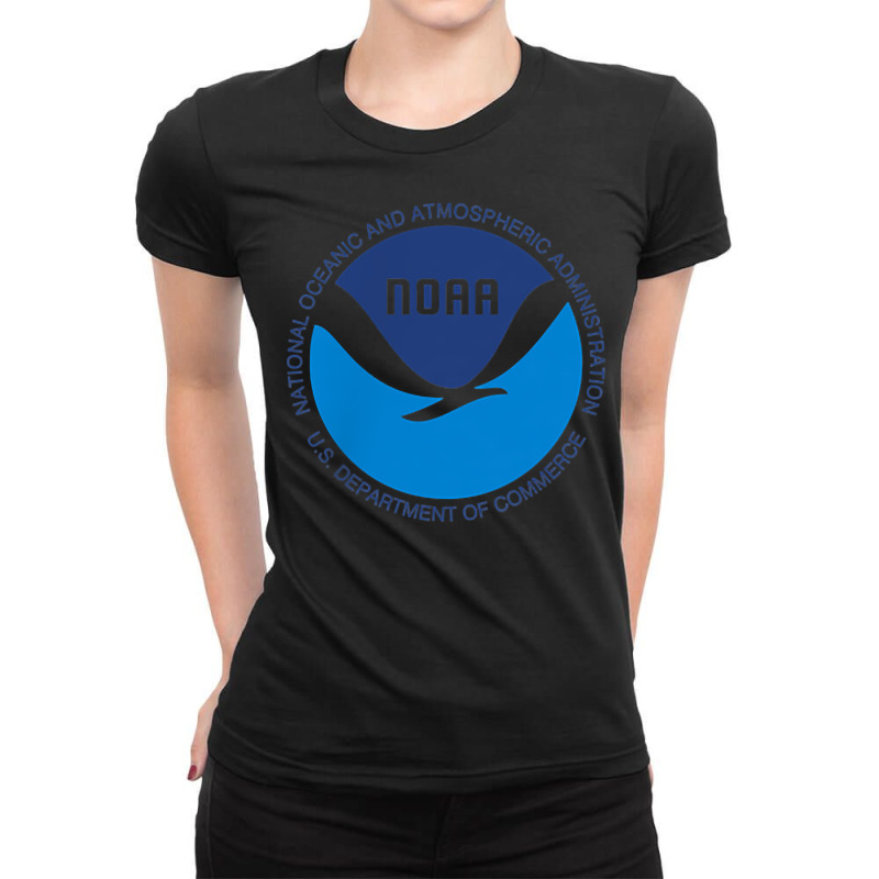 Noaa National Oceanic And Atmospheric Administration T Shirt Ladies Fitted T-Shirt by cm-arts | Artistshot