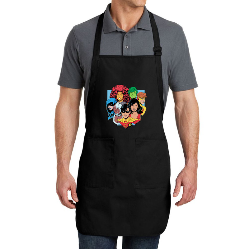 Original Dc Titans Full-length Apron | Artistshot