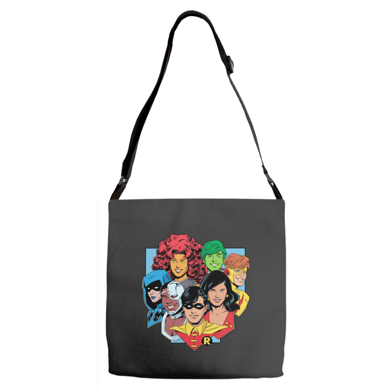 Original Dc Titans Adjustable Strap Totes | Artistshot