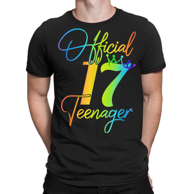 17 Years Old Gifts 17 Officialnager 17th Birthday Girls T-shirt | Artistshot