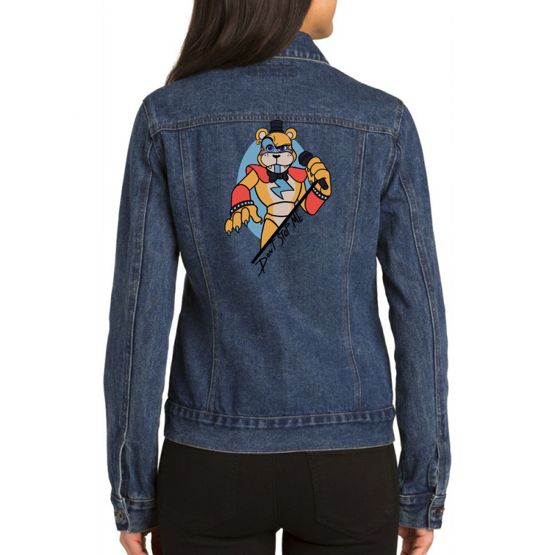 Don’t Stop Me Now Ladies Denim Jacket | Artistshot