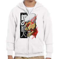 Armor Titan Color Youth Zipper Hoodie | Artistshot