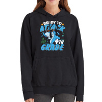 Ready To Attack 4th Grade Apparel Back To School Shark Boys Vintage Hoodie | Artistshot