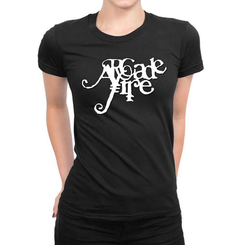 Arcade Fire Ladies Fitted T-Shirt by cm-arts | Artistshot