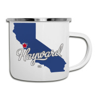 Hayward California Ca Map Camper Cup | Artistshot