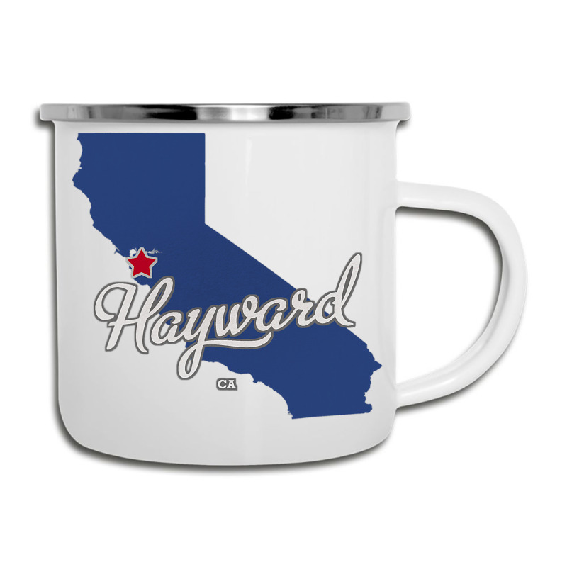 Hayward California Ca Map Camper Cup | Artistshot