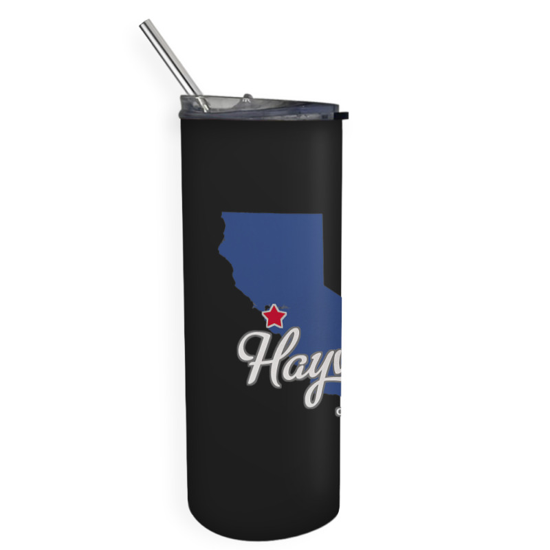 Hayward California Ca Map Skinny Tumbler | Artistshot