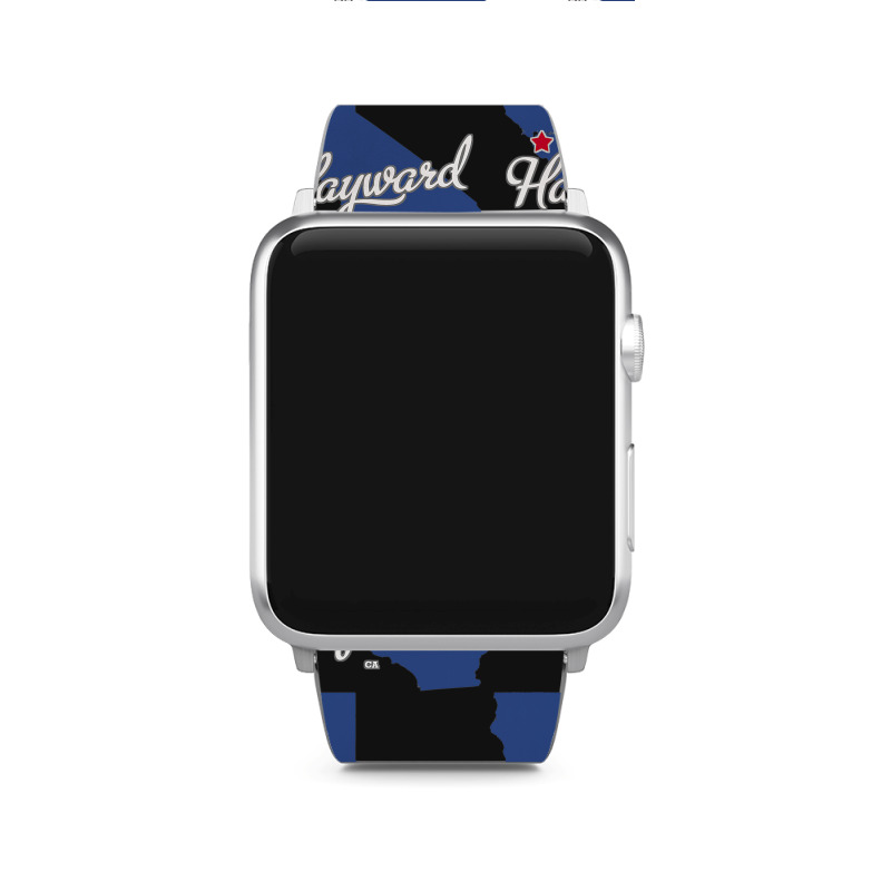 Hayward California Ca Map Apple Watch Band | Artistshot