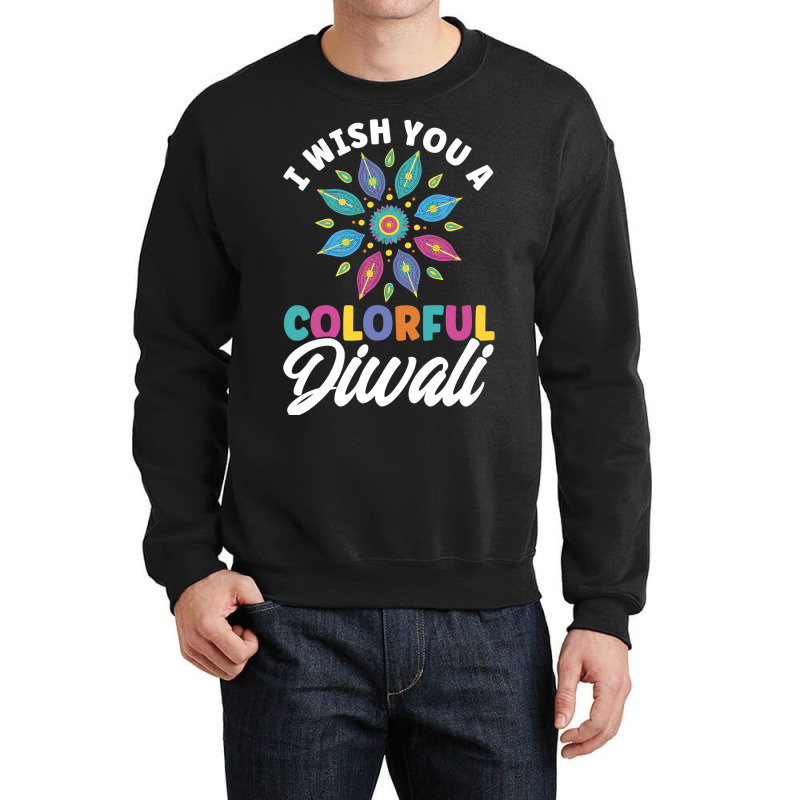 Shubh Deepalawi Colorful Diwali Diwali Crewneck Sweatshirt | Artistshot