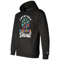 Shubh Deepalawi Colorful Diwali Diwali Champion Hoodie | Artistshot