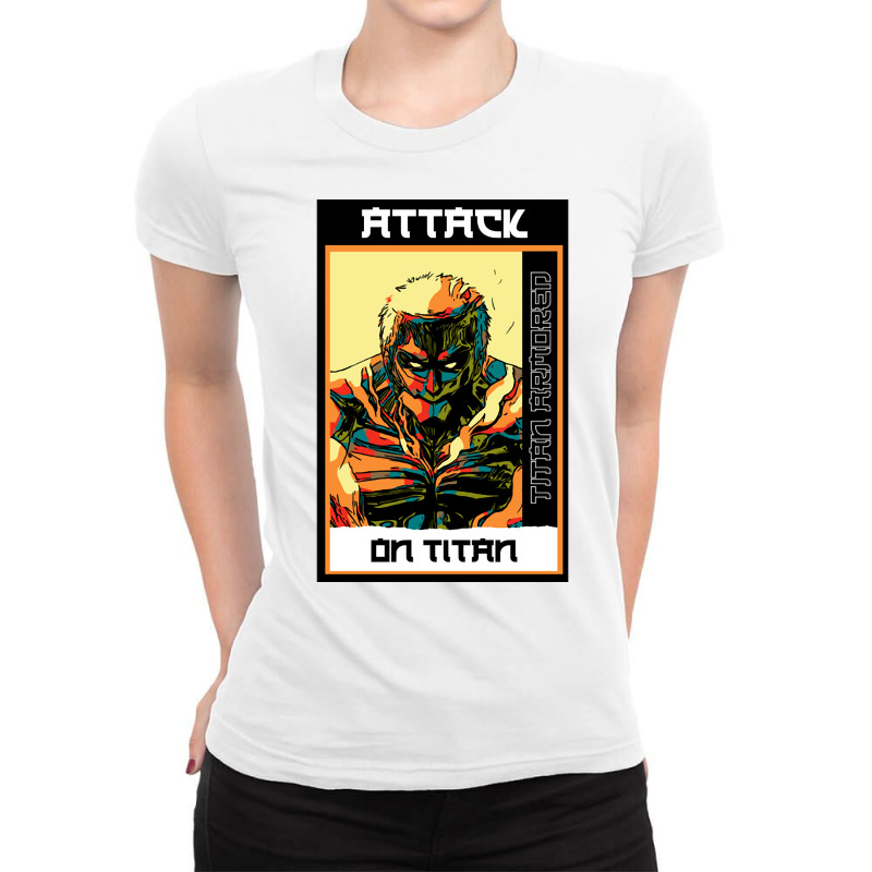 Armored Titan-1zl3q Ladies Fitted T-Shirt by huynhhuutrunghpa | Artistshot