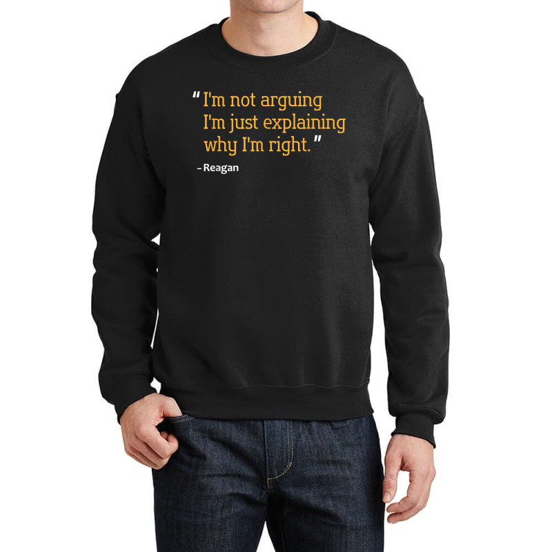 Reagan Gift Quote Personalized Funny Birthday Name Idea Crewneck Sweatshirt | Artistshot