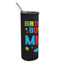 Master Builder Birthday Boy's Mom Building Bricks Blocks  Copy Skinny Tumbler | Artistshot