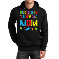 Master Builder Birthday Boy's Mom Building Bricks Blocks  Copy Unisex Hoodie | Artistshot