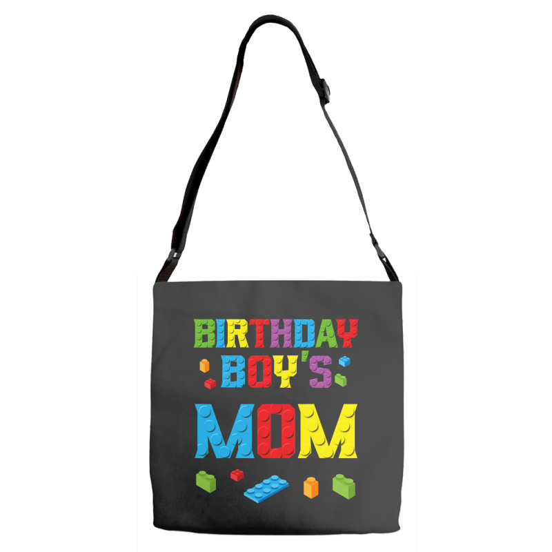 Master Builder Birthday Boy's Mom Building Bricks Blocks  Copy Adjustable Strap Totes | Artistshot